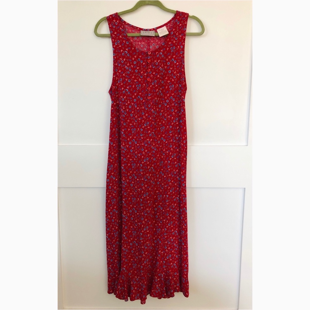 Vintage Red Summer Dress